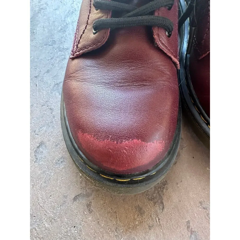 Dr. Martens Delaney Maroon Boots size 3